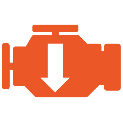 Reduced Power Warning Light