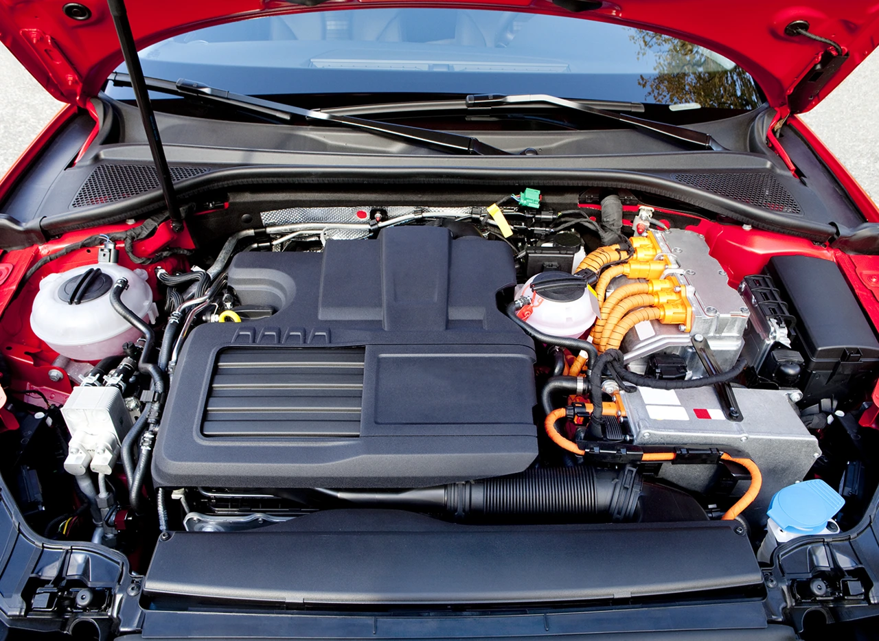 EV Car Underhood