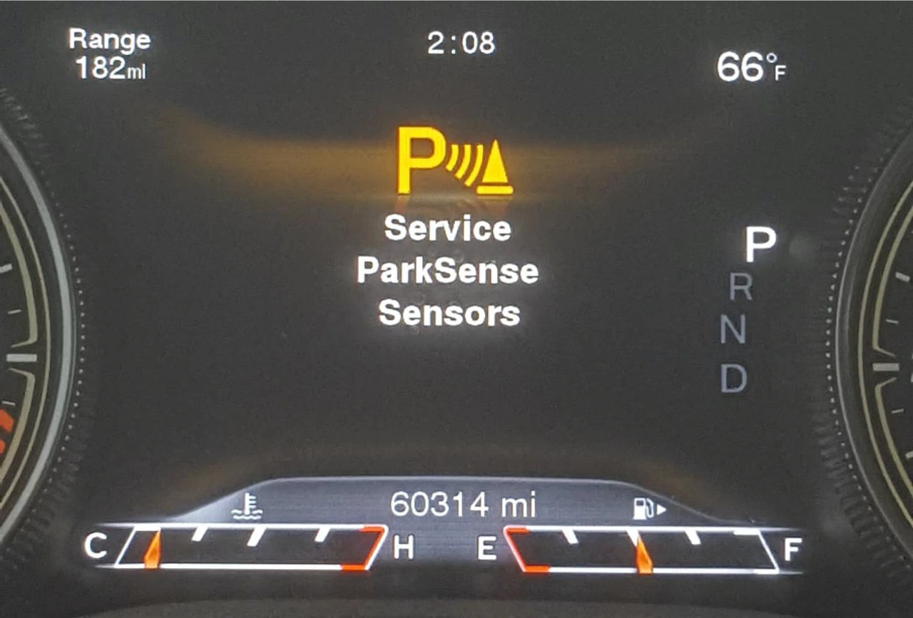 Failing Components Dashboard Message